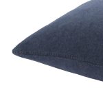 Cushioncover from polyester and viscose, indigo in 50x50cm, zoeppritz, Soft-Fleece