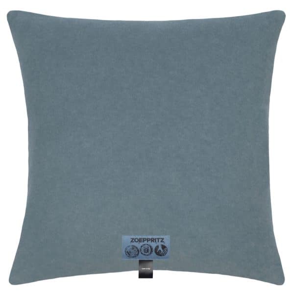 Kissenbezug aus Polyester und Viskose, jeans in 40x40cm, zoeppritz, Soft-Fleece