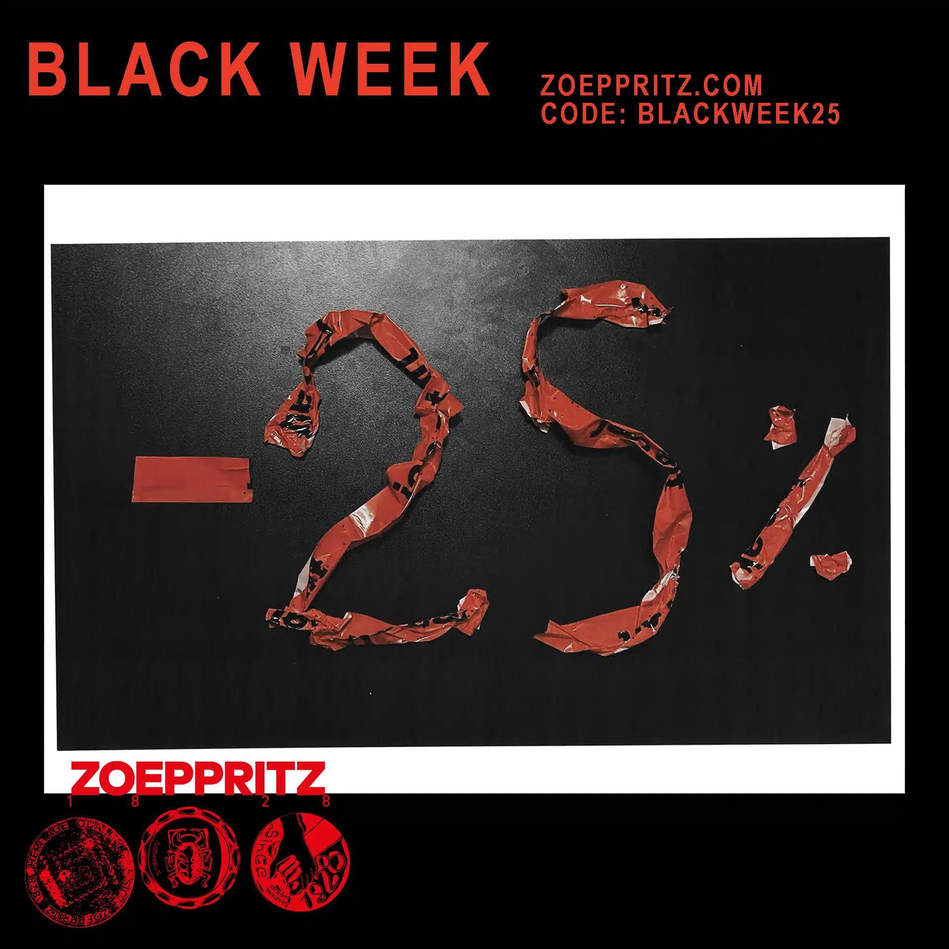 BLACK WEEK: -25% auf ALLES mit dem Code: BLACKWEEK25 bis 01.12.2024 ( Sale und Be Human Artikel ausgenommen)